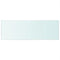 vidaXL - Wandschap - transparant - 70x25 - cm - glas