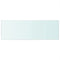 vidaXL - Wandschap - transparant - 70x25 - cm - glas