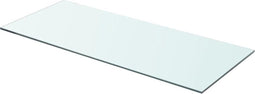 vidaXL - Wandschap - transparant - 70x30 - cm - glas