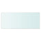 vidaXL - Wandschap - transparant - 70x30 - cm - glas