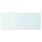 vidaXL - Wandschap - transparant - 70x30 - cm - glas