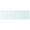 vidaXL - Wandschap - transparant - 80x25 - cm - glas