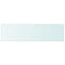 vidaXL - Wandschap - transparant - 90x25 - cm - glas