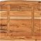 vidaXL - Wandschap - vierkant - natuurlijke - rand - 40x40x2,5 - cm - acaciahout