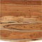 vidaXL - Wandschap - vierkant - natuurlijke - rand - 40x40x3,8 - cm - acaciahout