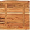 vidaXL - Wandschap - vierkant - natuurlijke - rand - 40x40x3,8 - cm - acaciahout