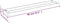 vidaXL-Wandschap-voor-inloopdouche-muur-80-cm-aluminium-zwart