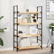 vidaXL - Wandschap - zwevend - 100x30x4 - cm - onbehandeld - massief - acaciahout