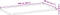 vidaXL - Wandschap - zwevend - 100x40x2 - cm - onbehandeld - massief - acaciahout