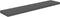vidaXL - Wandschap - zwevend - 120x23,5x3,8 - cm - MDF - hoogglans - grijs