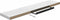 vidaXL - Wandschap - zwevend - 120x23,5x3,8 - cm - MDF - hoogglans - wit