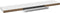 vidaXL - Wandschap - zwevend - 120x23,5x3,8 - cm - MDF - wit