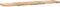 vidaXL - Wandschap - zwevend - 160x30x4 - cm - onbehandeld - massief - acaciahout