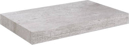 vidaXL - Wandschap - zwevend - 23x23,5x3,8 - cm - MDF - betongrijs