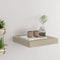vidaXL - Wandschap - zwevend - 23x23,5x3,8 - cm - MDF - eikenkleur