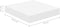 vidaXL - Wandschap - zwevend - 23x23,5x3,8 - cm - MDF - eikenkleurig - en - wit