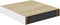 vidaXL - Wandschap - zwevend - 23x23,5x3,8 - cm - MDF - eikenkleurig - en - wit