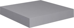 vidaXL - Wandschap - zwevend - 23x23,5x3,8 - cm - MDF - grijs