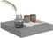 vidaXL - Wandschap - zwevend - 23x23,5x3,8 - cm - MDF - grijs