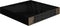vidaXL - Wandschap - zwevend - 23x23,5x3,8 - cm - MDF - hoogglans - zwart