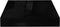 vidaXL - Wandschap - zwevend - 23x23,5x3,8 - cm - MDF - hoogglans - zwart