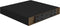 vidaXL - Wandschap - zwevend - 23x23,5x3,8 - cm - MDF - zwart