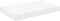 vidaXL - Wandschap - zwevend - 40x23x3,8 - cm - MDF - eikenkleurig - en - wit