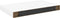 vidaXL - Wandschap - zwevend - 40x23x3,8 - cm - MDF - eikenkleurig - en - wit