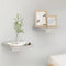 vidaXL - Wandschap - zwevend - 40x23x3,8 - cm - MDF - hoogglans - wit