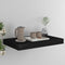 vidaXL - Wandschap - zwevend - 40x23x3,8 - cm - MDF - zwart