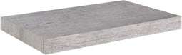 vidaXL - Wandschap - zwevend - 50x23x3,8 - cm - MDF - betongrijs