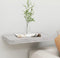 vidaXL - Wandschap - zwevend - 50x23x3,8 - cm - MDF - betongrijs