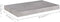 vidaXL - Wandschap - zwevend - 50x23x3,8 - cm - MDF - betongrijs
