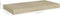 vidaXL - Wandschap - zwevend - 50x23x3,8 - cm - MDF - eikenkleurig