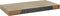 vidaXL - Wandschap - zwevend - 50x23x3,8 - cm - MDF - eikenkleurig