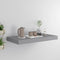 vidaXL - Wandschap - zwevend - 50x23x3,8 - cm - MDF - grijs