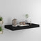vidaXL - Wandschap - zwevend - 50x23x3,8 - cm - MDF - zwart