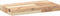 vidaXL - Wandschap - zwevend - 60x20x4 - cm - onbehandeld - massief - acaciahout