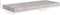 vidaXL - Wandschap - zwevend - 60x23,5x3,8 - cm - MDF - betongrijs