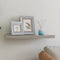 vidaXL - Wandschap - zwevend - 60x23,5x3,8 - cm - MDF - betongrijs