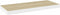 vidaXL - Wandschap - zwevend - 60x23,5x3,8 - cm - MDF - eikenkleurig - en - wit
