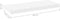 vidaXL - Wandschap - zwevend - 60x23,5x3,8 - cm - MDF - eikenkleurig - en - wit