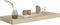 vidaXL - Wandschap - zwevend - 60x23,5x3,8 - cm - MDF - eikenkleurig