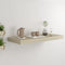 vidaXL - Wandschap - zwevend - 60x23,5x3,8 - cm - MDF - eikenkleurig