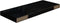 vidaXL - Wandschap - zwevend - 60x23,5x3,8 - cm - MDF - hoogglans - zwart
