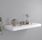 vidaXL - Wandschap - zwevend - 60x23,5x3,8 - cm - MDF - wit