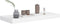 vidaXL - Wandschap - zwevend - 60x23,5x3,8 - cm - MDF - wit