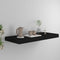 vidaXL - Wandschap - zwevend - 60x23,5x3,8 - cm - MDF - zwart