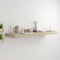 vidaXL - Wandschap - zwevend - 80x23,5x3,8 - cm - MDF - eikenkleurig