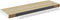 vidaXL - Wandschap - zwevend - 80x23,5x3,8 - cm - MDF - eikenkleurig - en - wit